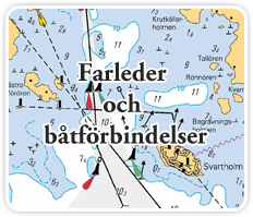 Farleder och båtförbindelser